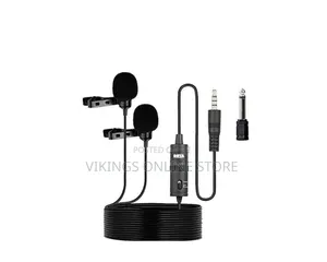 BOYA BY-M1DM Dual Omnidirectional Lavalier Microphone