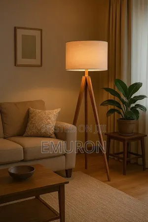 Coastal Wooden Floor Lamps
