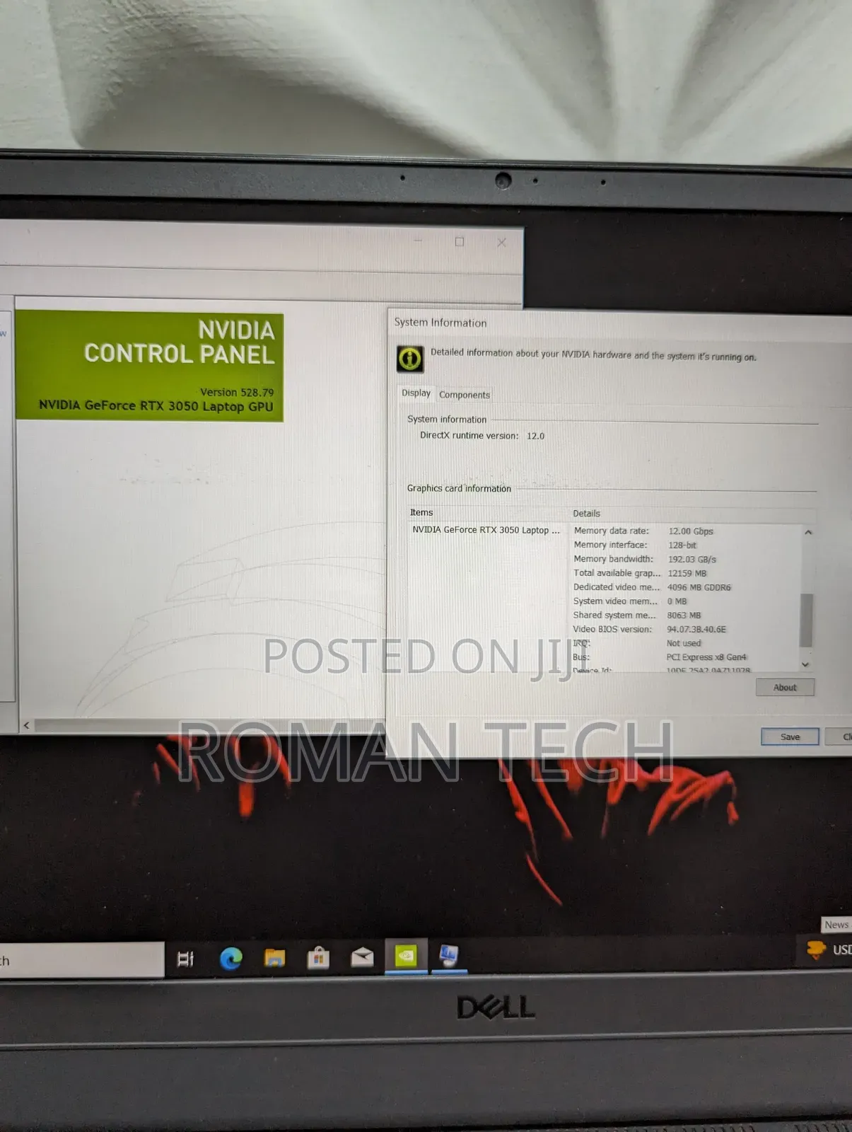 New Laptop Dell G15 5511 16GB Intel Core i5 SSD 512GB