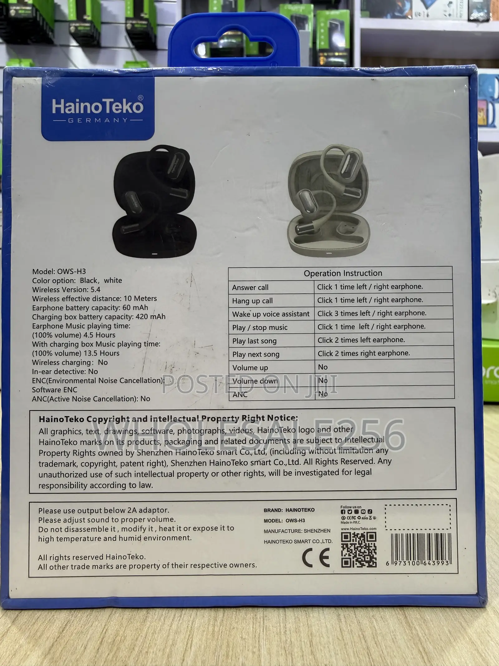 HainoTeko OpenFit OWS-H3 Earphones