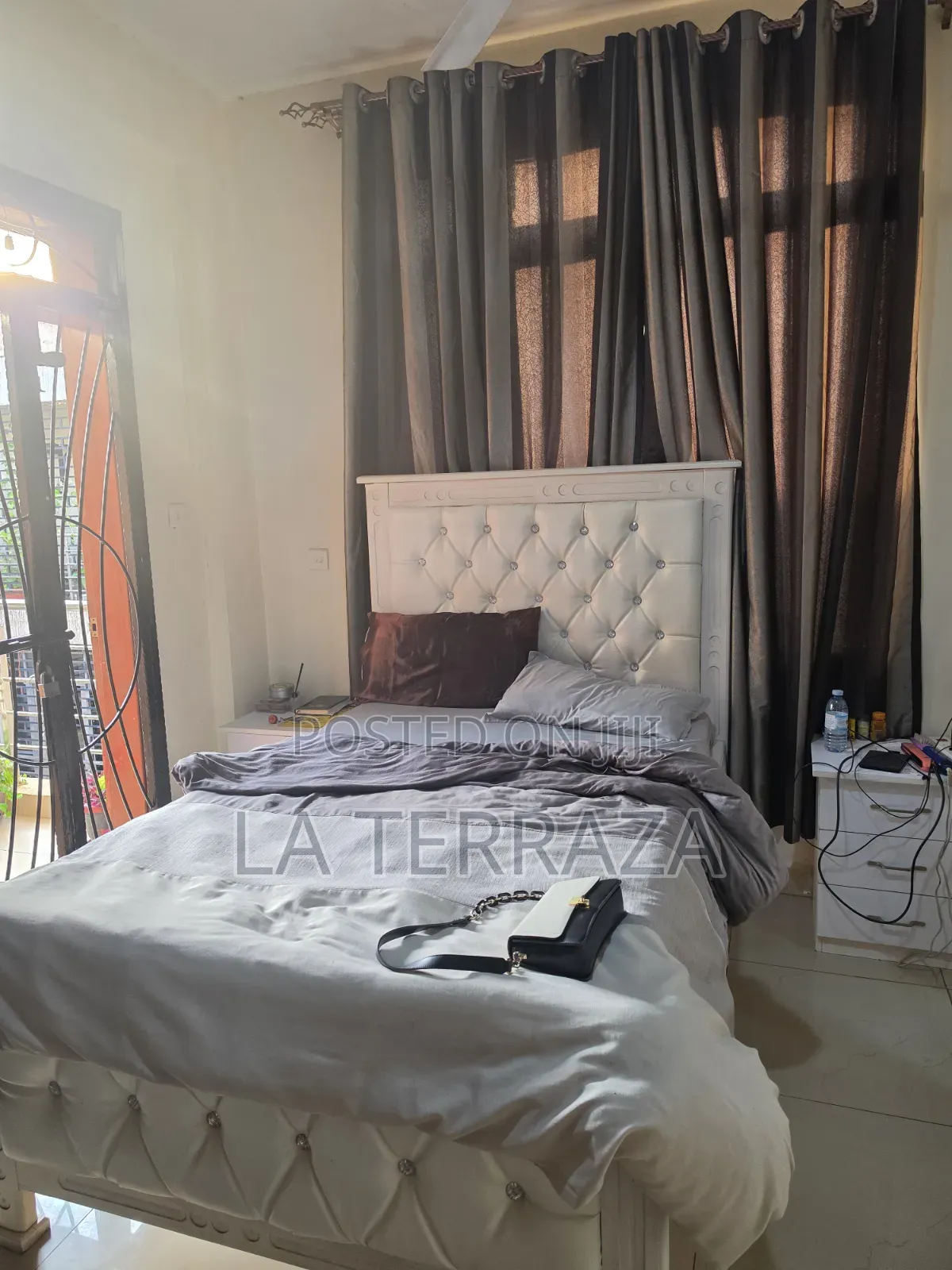 Bed, Dressing, Mattress and Side Tables