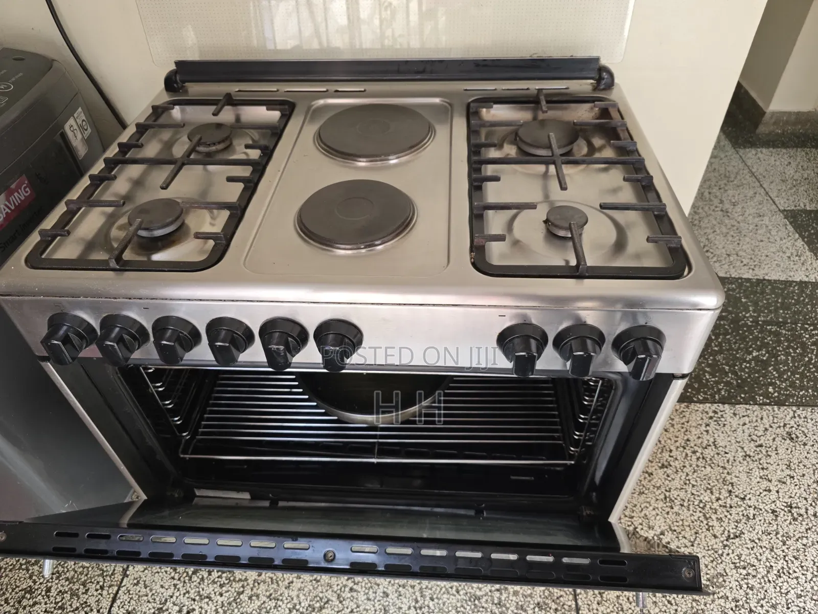 Beko 90x60 Cm Cooker With 6 Burners (4 Gas Burners and 2 Electric