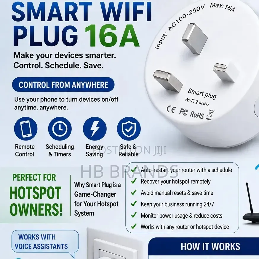 Smart WiFi Plug [16A]
