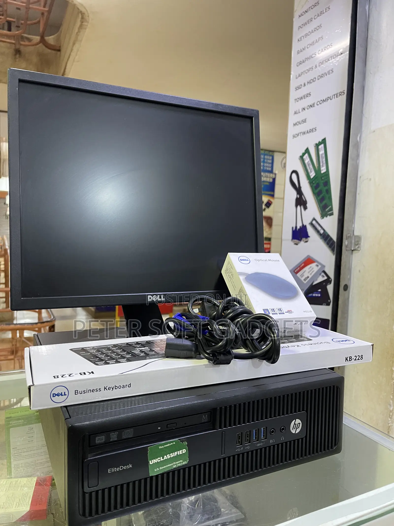 Desktop Computer HP EliteDesk 705 4GB AMD HDD 500GB