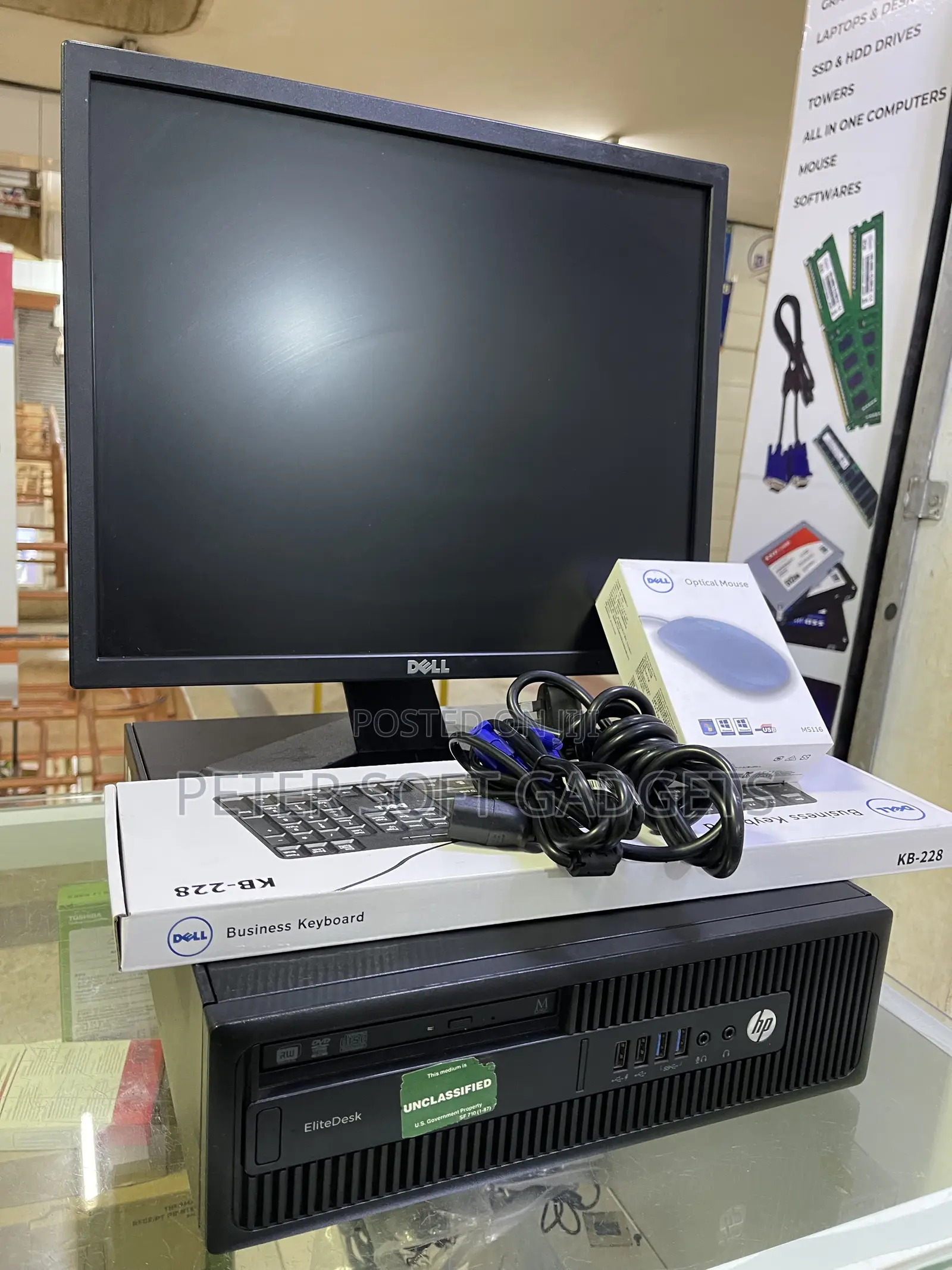 Desktop Computer HP EliteDesk 705 4GB AMD HDD 500GB