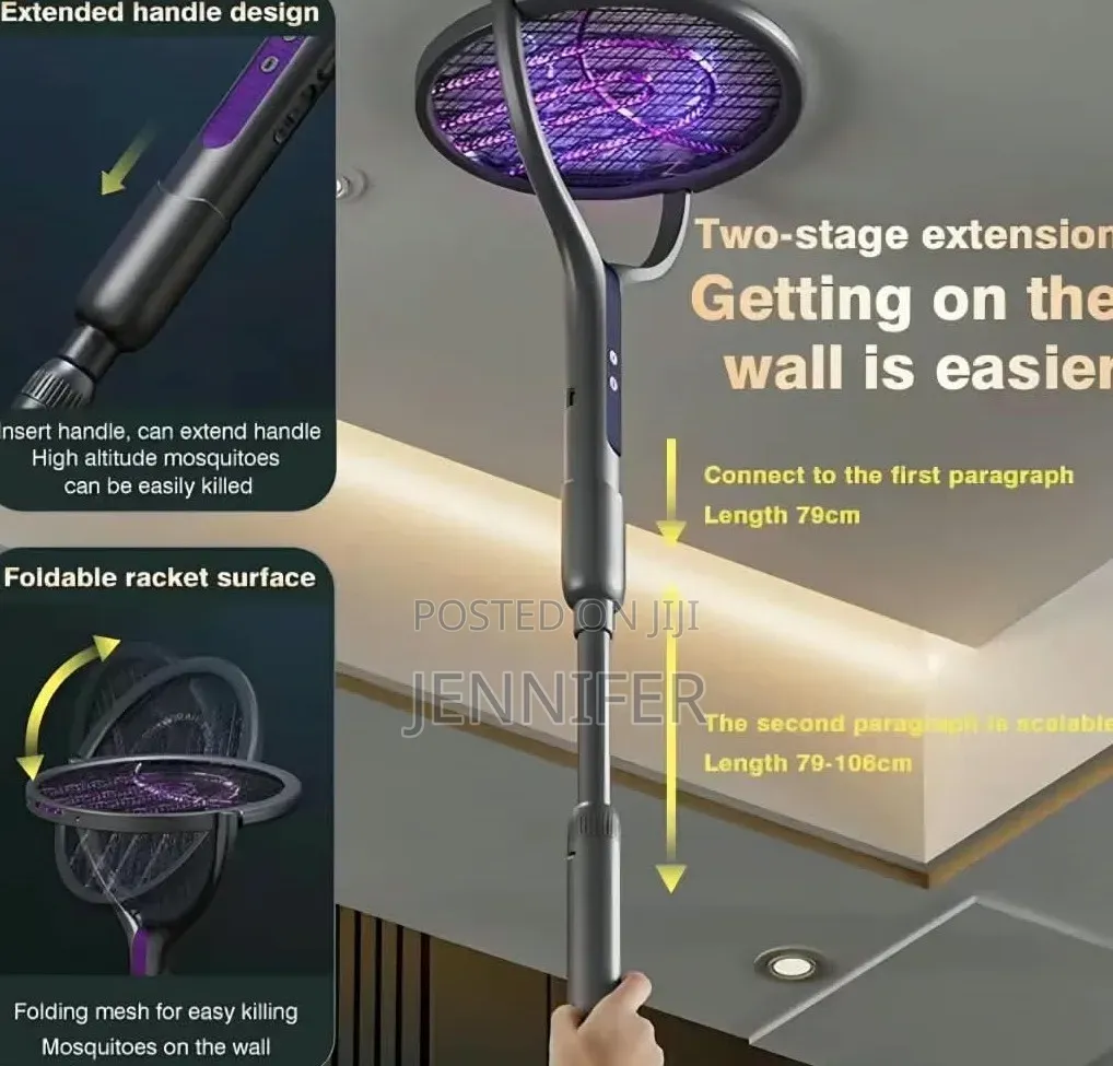 Rechargeable Electric Mosquito Swatter Racket