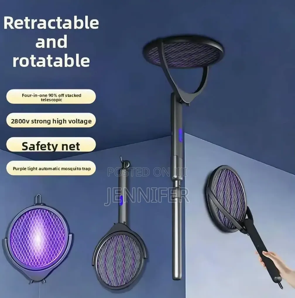 Rechargeable Electric Mosquito Swatter Racket