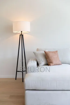 Three Stand Metallic Floor Lamps