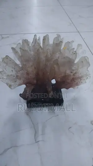 Faux-Coral Fan Sculpture