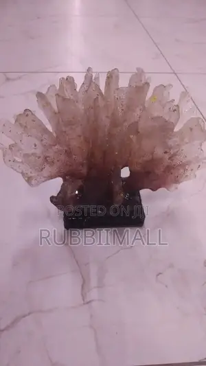 Faux-Coral Fan Sculpture