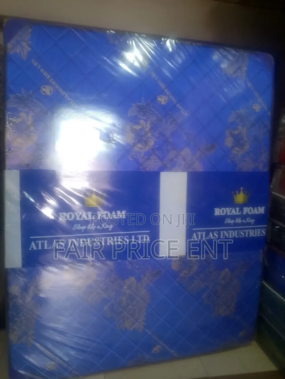 High Density Royal Foam .5*6*6inches ( Blue)