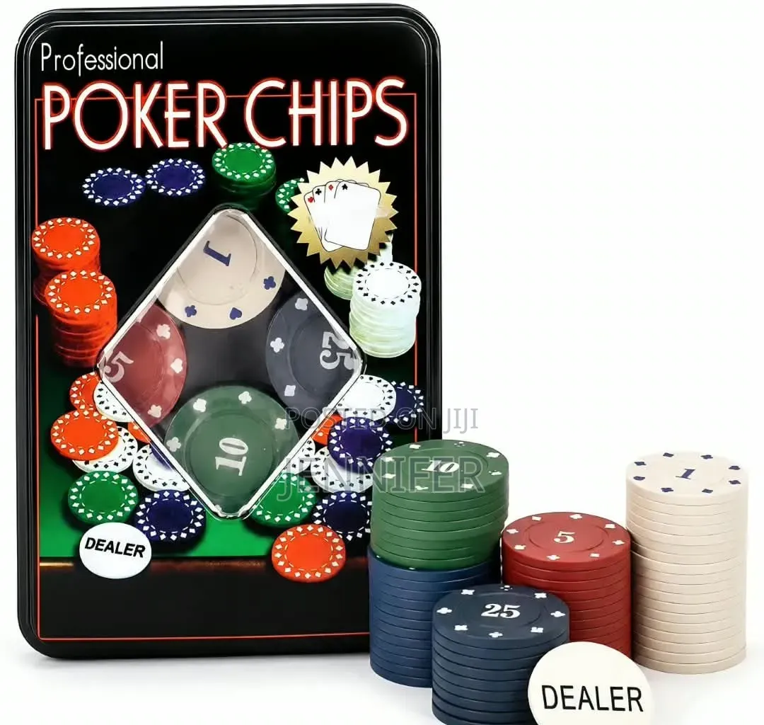100 PCS Professional Poker Chips Set