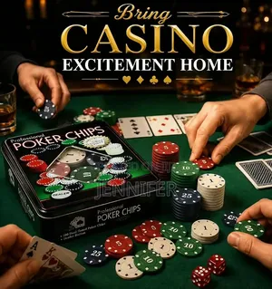 100 PCS Professional Poker Chips Set