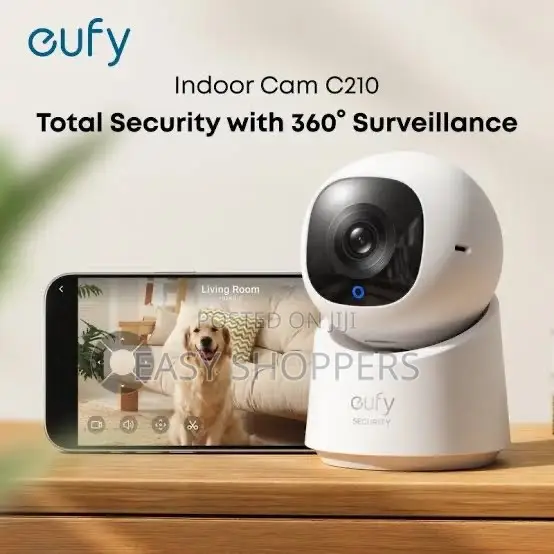 Eufy Security Indoor Camera C220 360° Pan-and-Tilt Camera