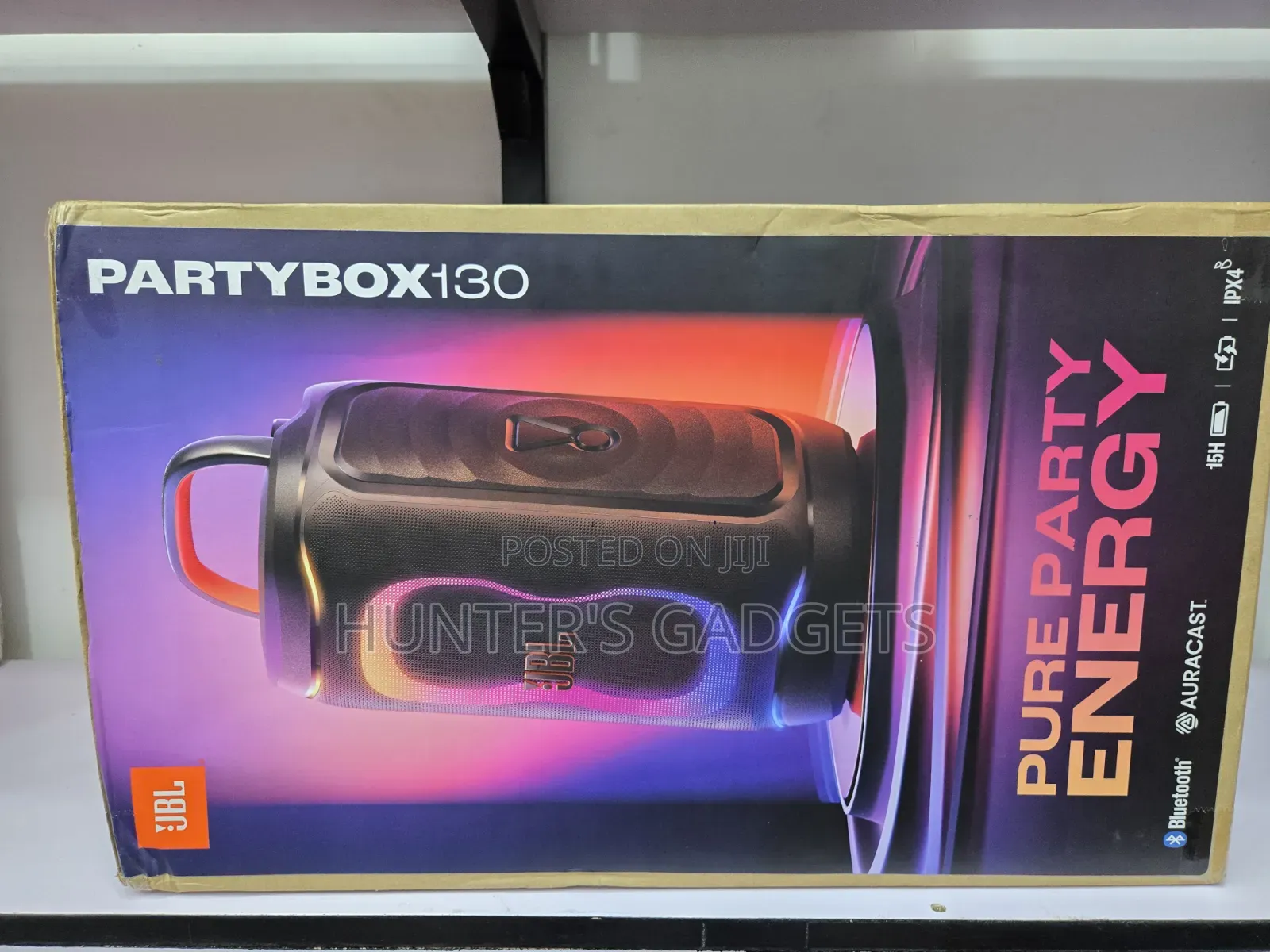 JBL Partybox 130 Bluetooth Rechargeable Powerful Speaker Brand New