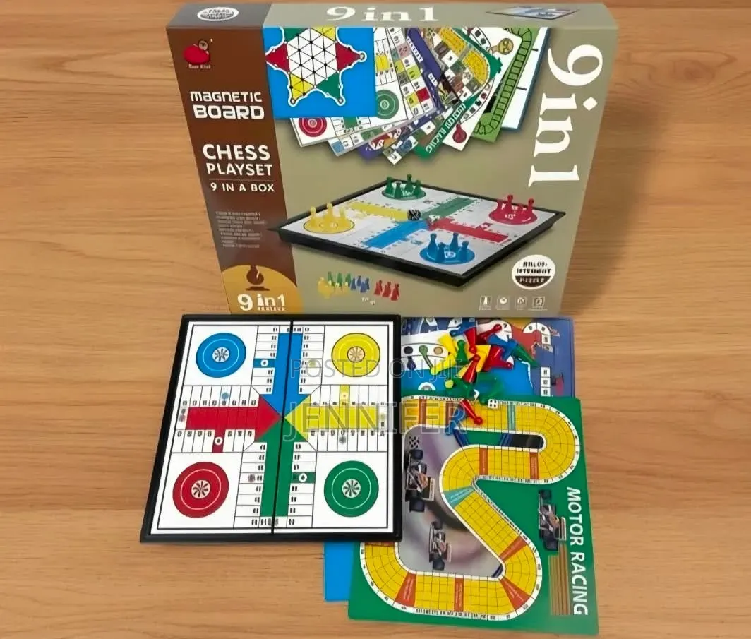 9 in 1 Multifunctional Magnetic Board Game