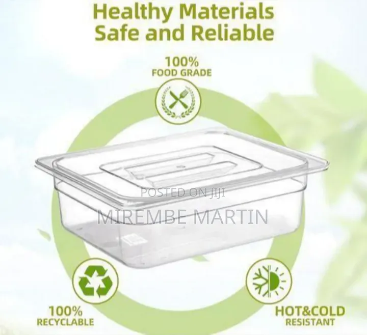 Durable Clear Food Storage Container With Lid