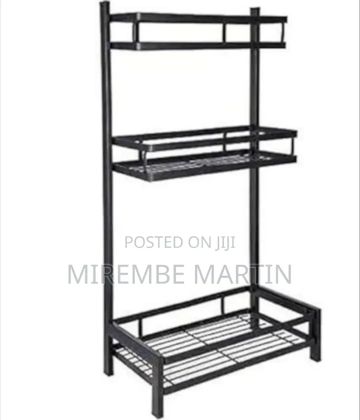 Three-Tier Multi-Functional Kitchen Organizer Rack