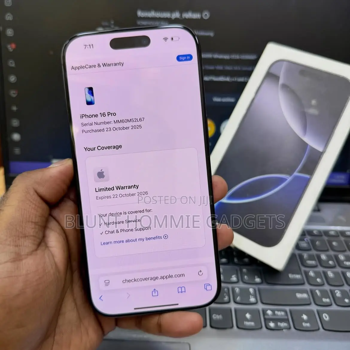 New Apple iPhone 16 Pro 256 GB Black