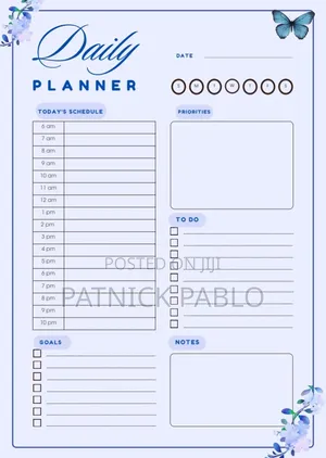 Customizable Daily Planners