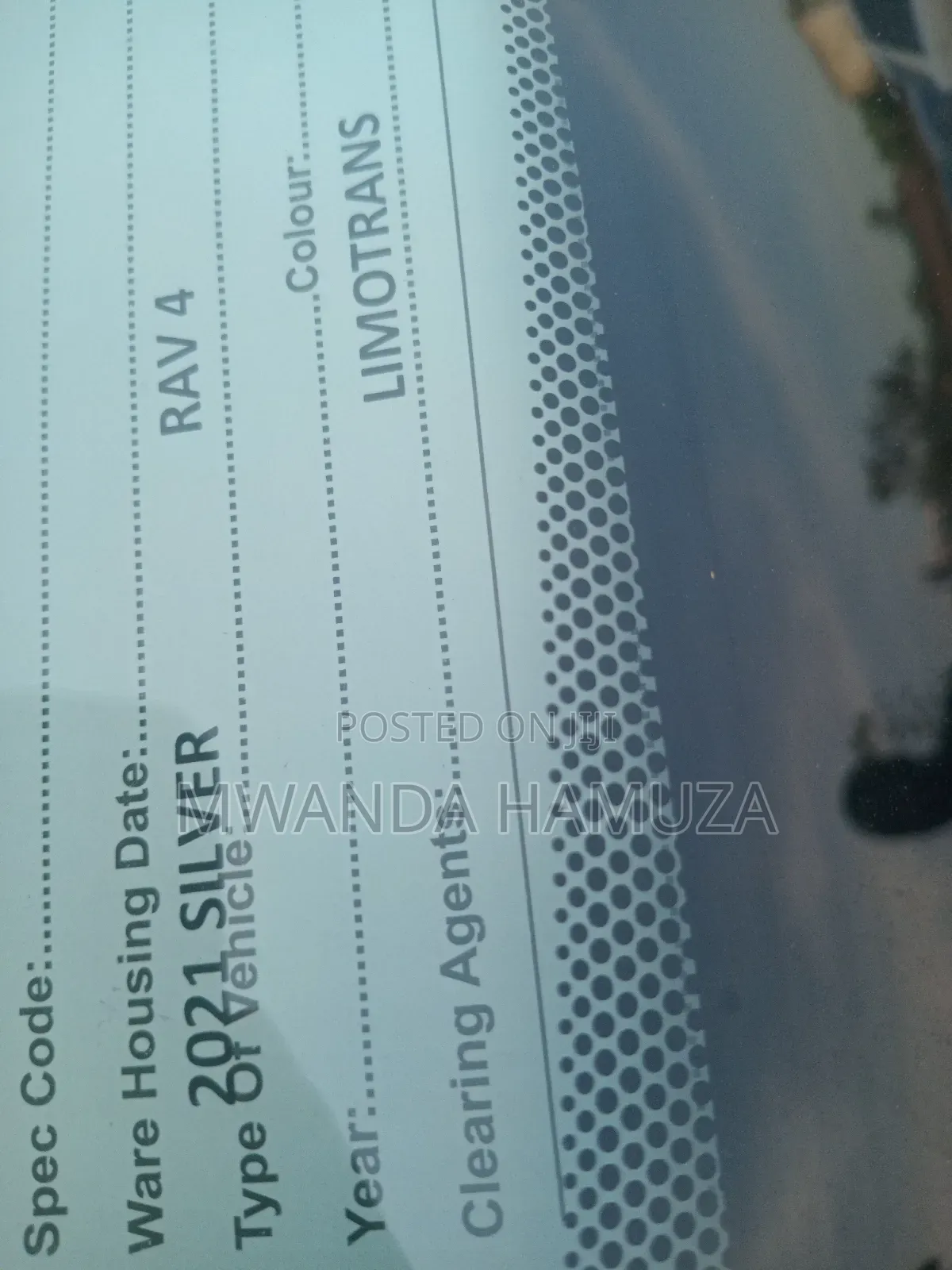 Toyota RAV4 2021 Silver