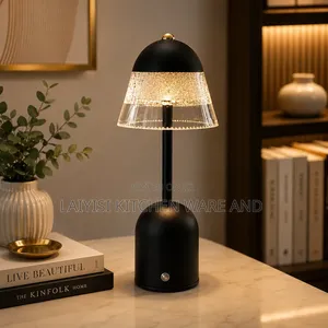 Modern Rechargeable Sensor Bedside Lamp 3Mode Color Changing Light