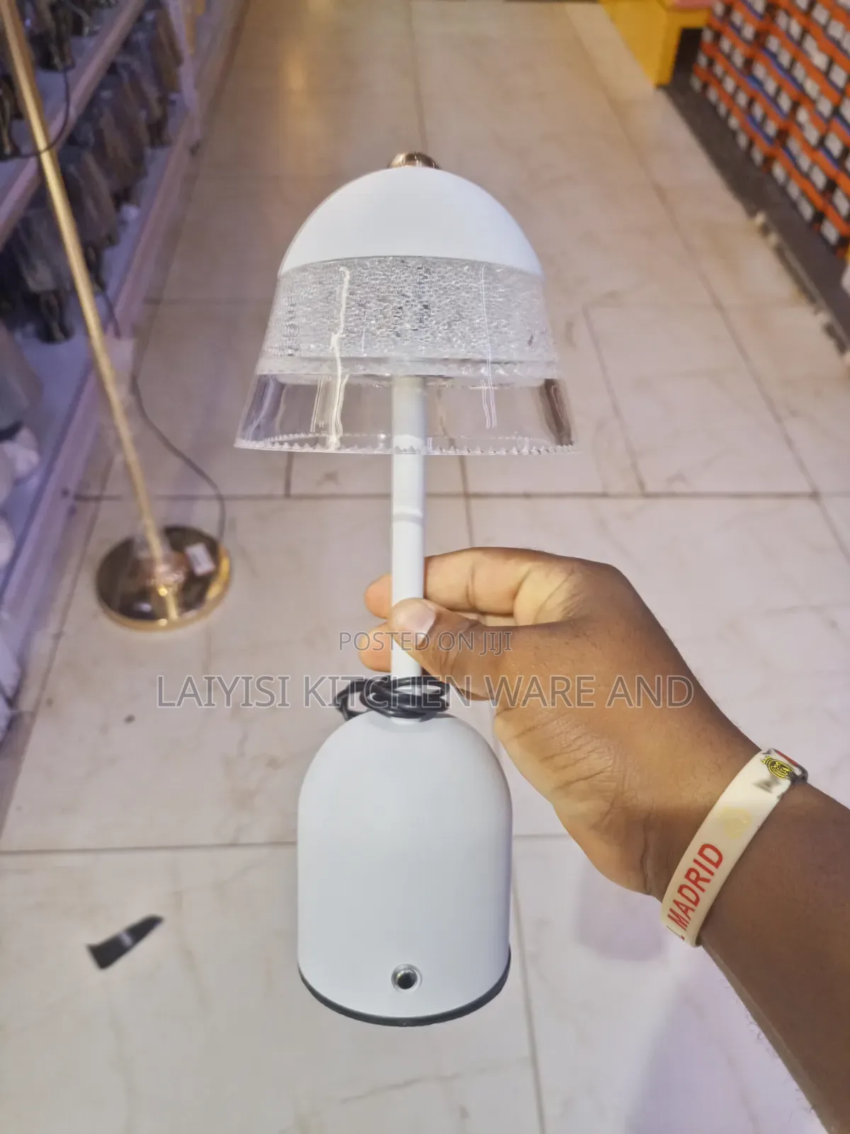 Modern Rechargeable Sensor Bedside Lamp 3Mode Color Changing Light