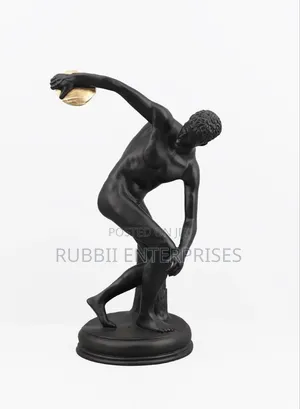 Black Resin Home Decor Figurine Onarment