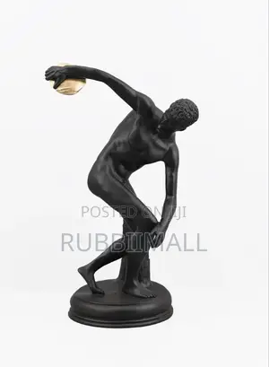 Black Resin Home Decor Figurine Onarment