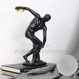 Black Resin Home Decor Figurine Onarment