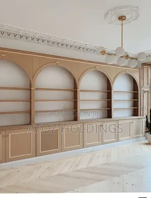 Board Works/Shelving/Cabinetry Works in Uganda. Book Us for Your Site
