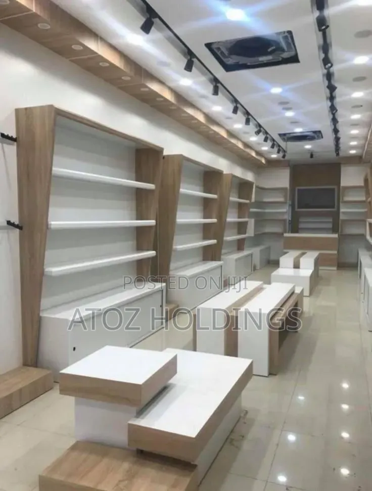 Shop Customization/Interior Cabinetry Works & Shelving Shop Partitions