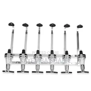 6 Bottle Wall Mounted Liquor Dispenser Bar Butler Shot Pourer