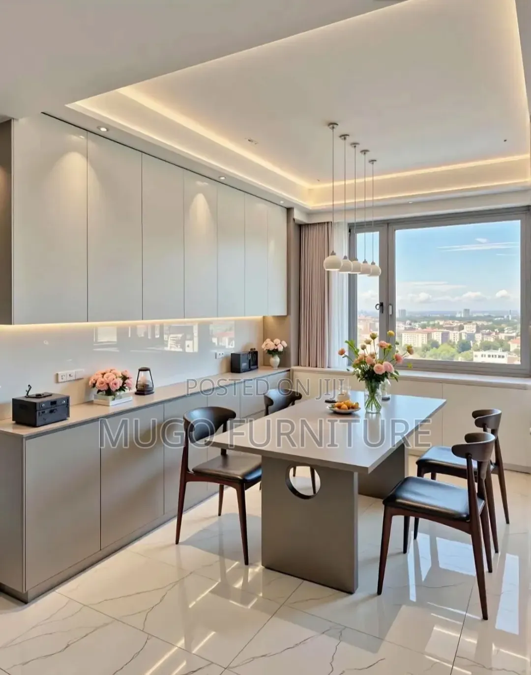 Amazing Living Room and Kitchen Setup