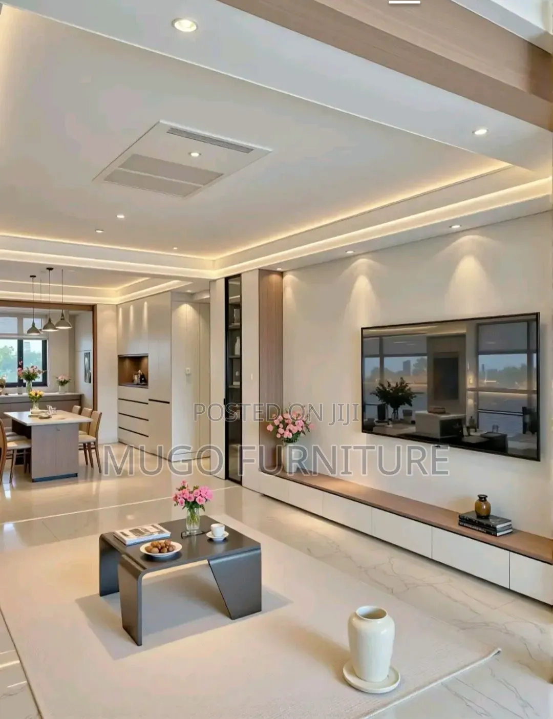 Amazing Living Room and Kitchen Setup