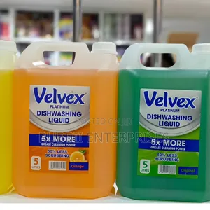 Velvex Platinum Dishwashing Liquid 5L