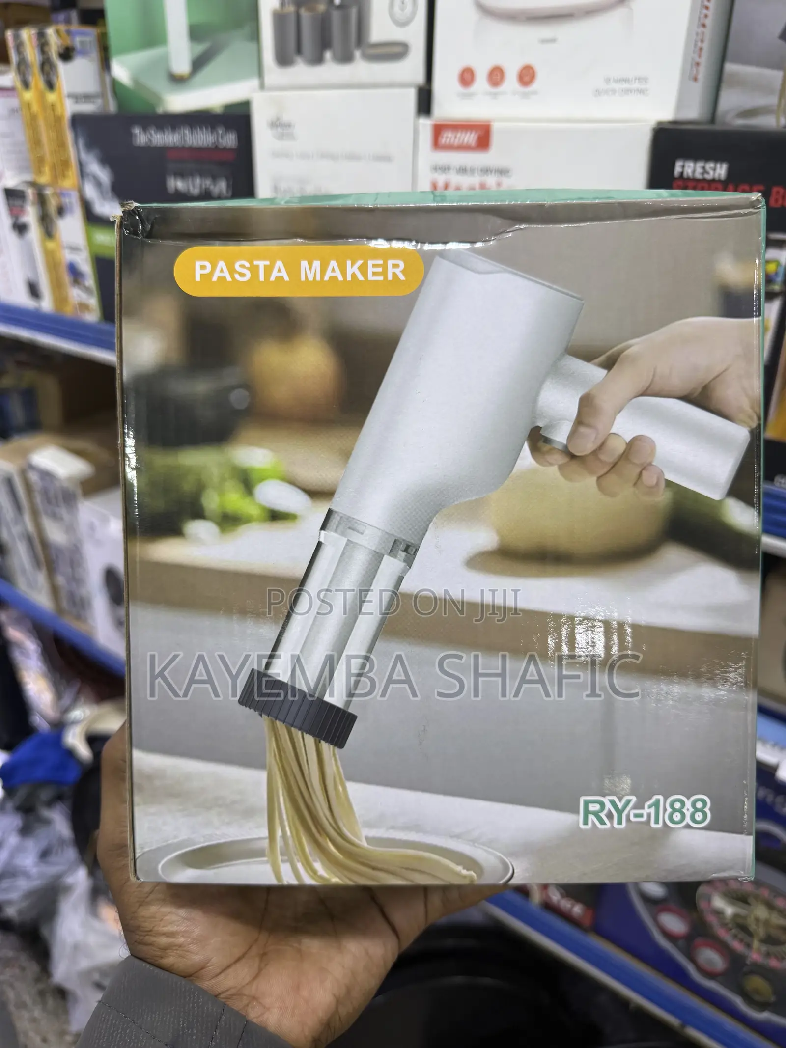 Handheld Electric Pasta Maker & Automatic Cordless Noodle Gun