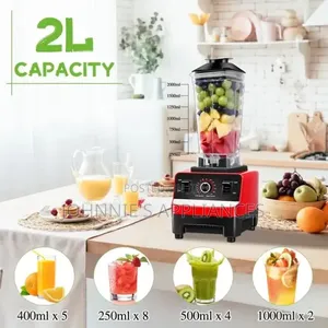 (2in1) Silver Crest Commercial Electric Blender (2L)