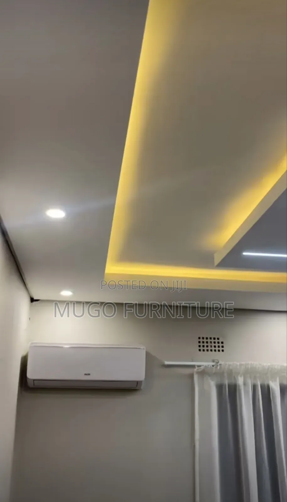 Centered Gypsum Ceiling
