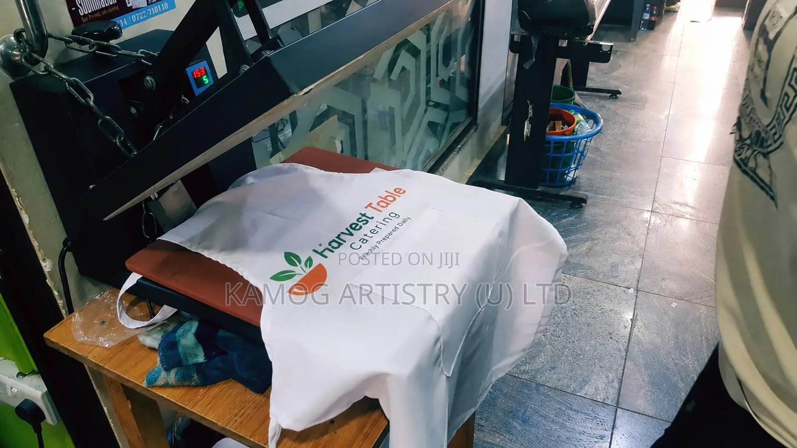 Custom DTF Printed Branded Aprons