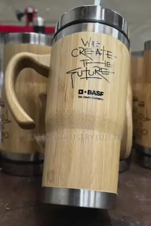 Custom Branded Bamboo Travel Mug – Eco Friendly