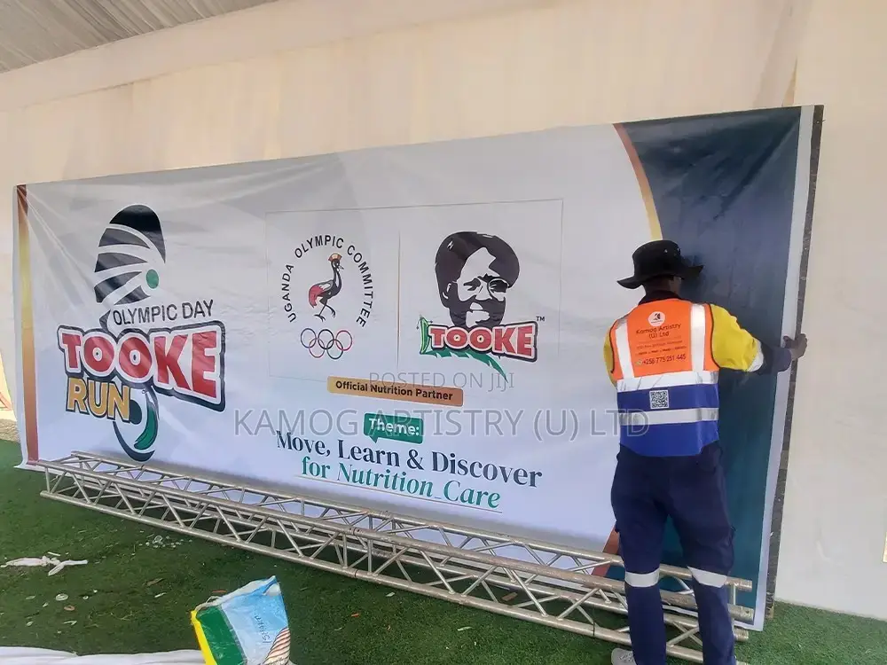 Large Event Backdrop Banner Printing