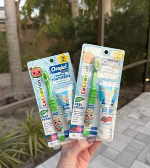 Orajel Kids Cocomelon Training Toothpaste With Toothbrush Kit