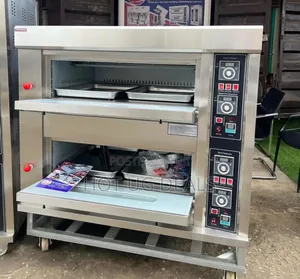 2 Deck 4-Tray Electric Commercial Bakery Deck Oven