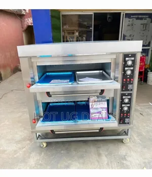 2 Deck 4-Tray Electric Commercial Bakery Deck Oven