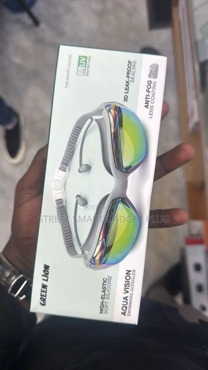 Green Aqua Vision Swimming Glasses