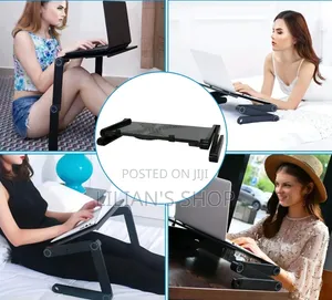 Multifunctional Laptop Table With Cooling Fans