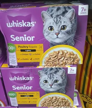Whiskas Senior  Poultry Feasts in Gravy Wet Cat Food 7+ Years