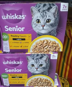 Whiskas Senior  Poultry Feasts in Gravy Wet Cat Food 7+ Years