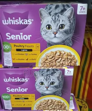 Whiskas Senior  Poultry Feasts in Gravy Wet Cat Food 7+ Years